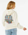 Rip Curl Womens Sweatshirt Block Party Relaxed Hood