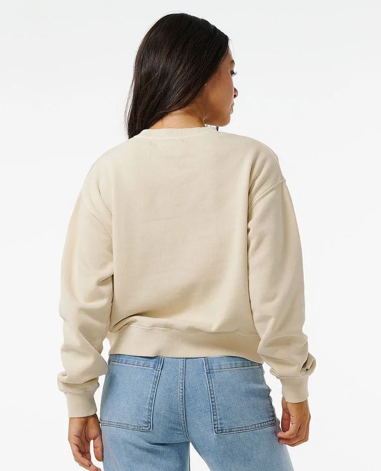 Rip Curl Womens Sweatshirt Santorini Sun Relaxed Crew