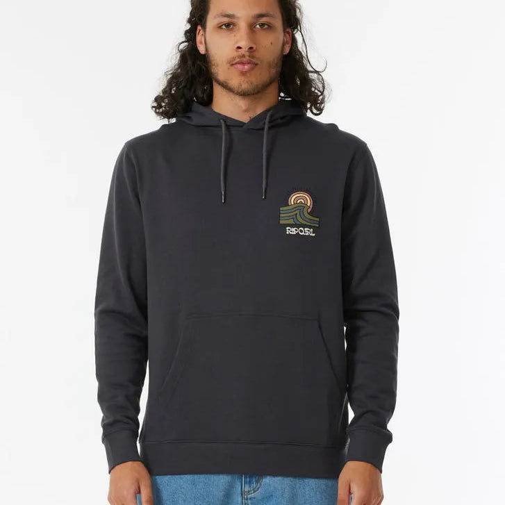Rip Curl Mens Sweatshirt Saltwater Culture Hays And Razed Hood