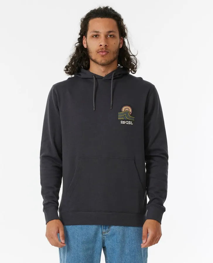 Rip Curl Mens Sweatshirt Saltwater Culture Hays And Razed Hood
