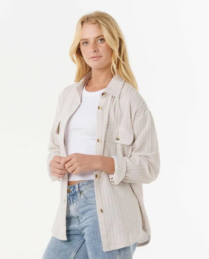 Rip Curl Womens Jacket Oceanic Textured Shacket