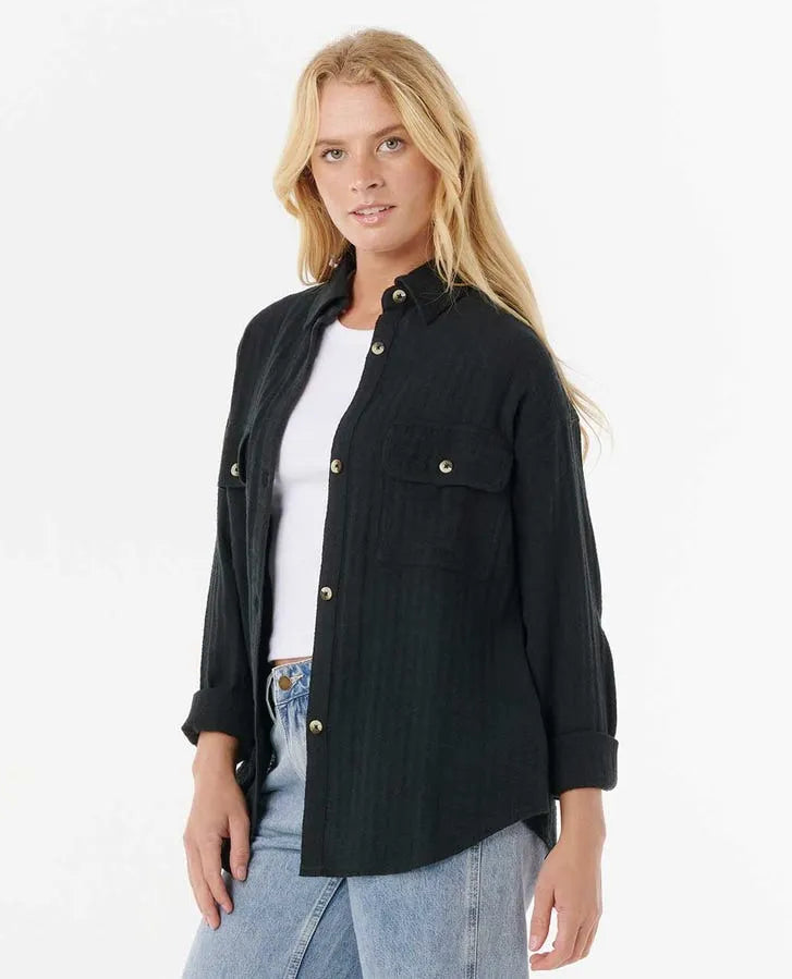Rip Curl Womens Jacket Oceanic Textured Shacket