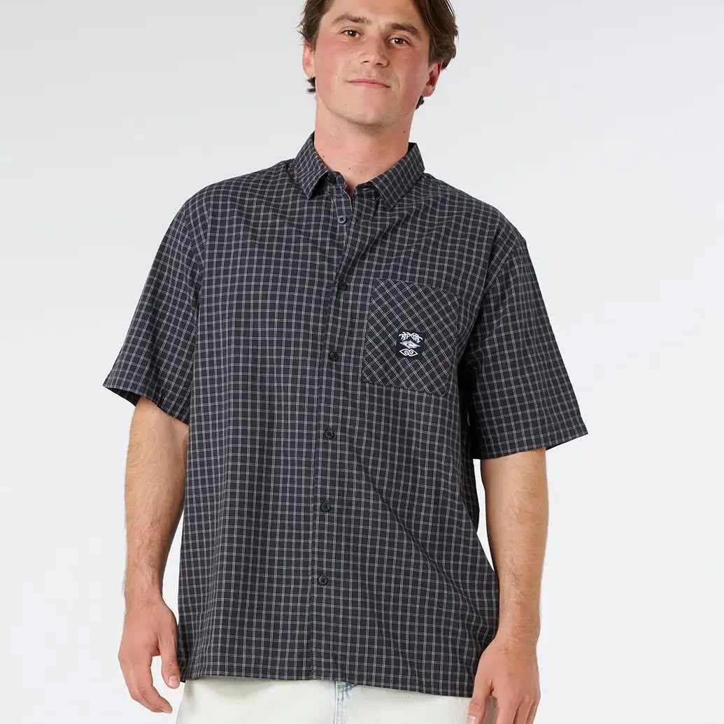 Rip Curl Mens Woven Liquid Trips Check