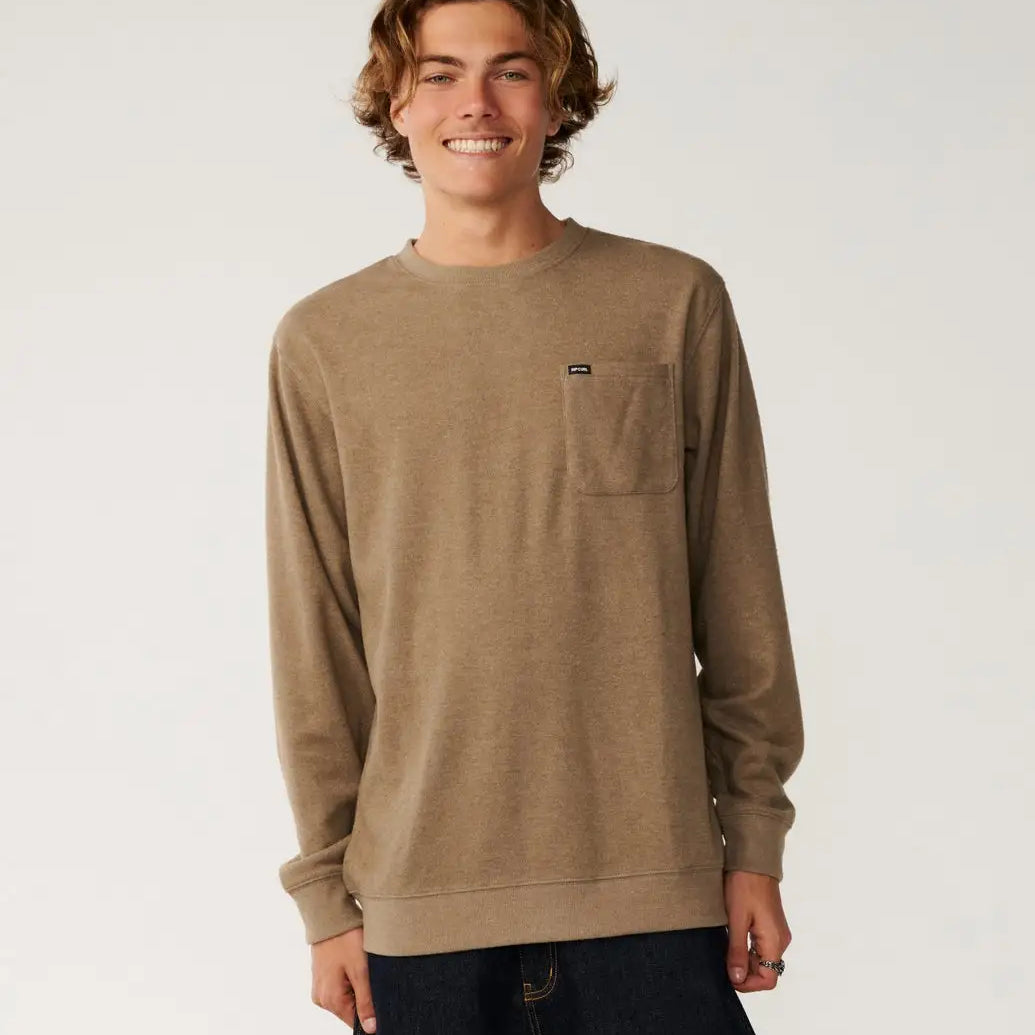 Rip Curl Mens Sweatshirt Grid Crew