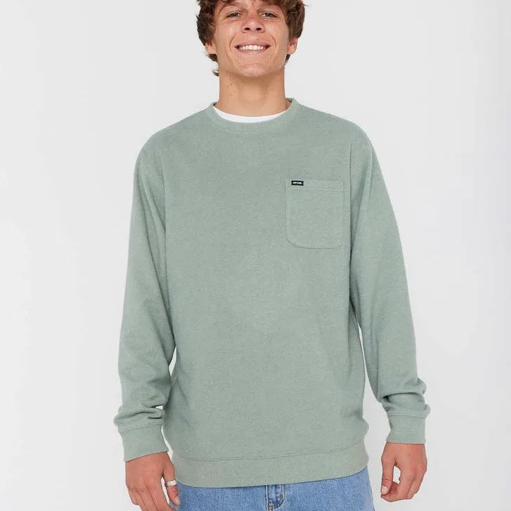 Rip Curl Mens Sweatshirt Grid Crew