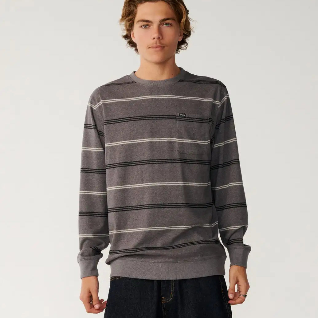 Rip Curl Mens Sweatshirt Grid Crew