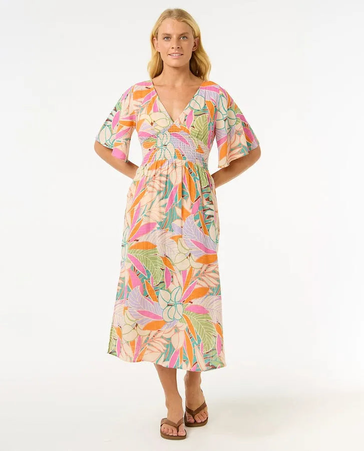 Rip Curl Womens Dress Cala Vadella Midi
