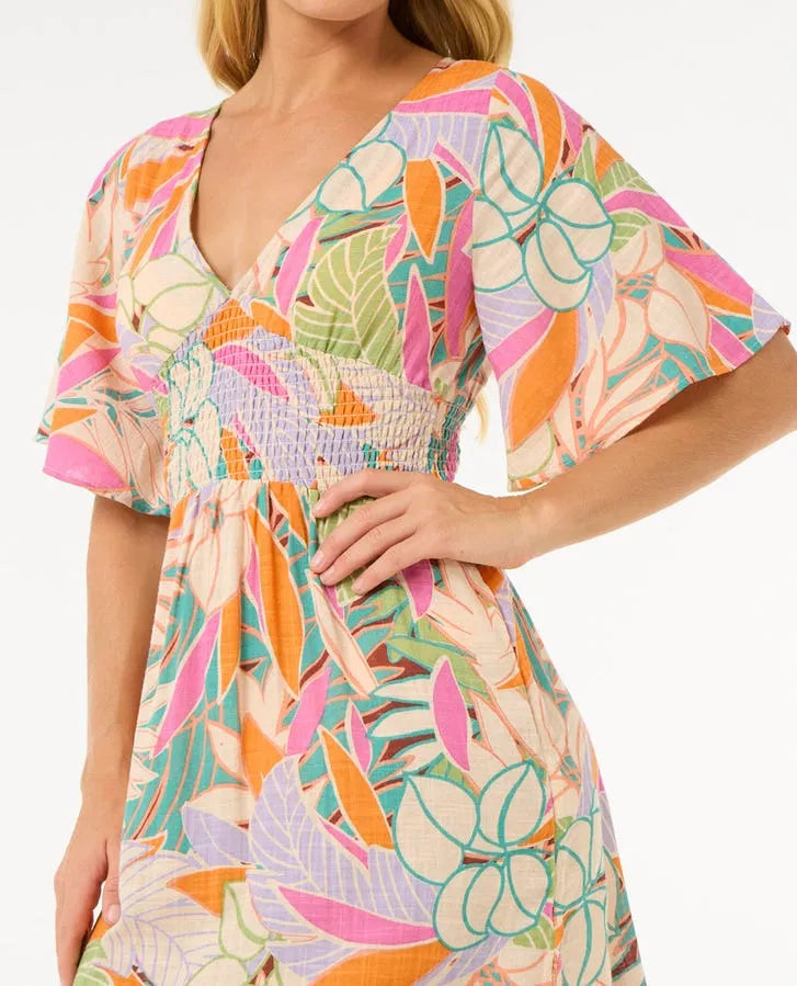 Rip Curl Womens Dress Cala Vadella Midi