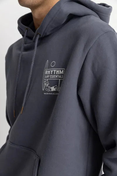 Rhythm Mens Sweatshirt Lull Fleece Hood