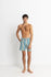 Rhythm Mens Shorts Paisley Stripe Beach Short