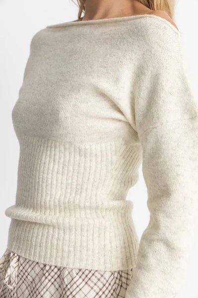 Rhythm Womens Sweater Chloe Knit Rhythm Womens Sweater Chloe Knit