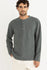 Rhythm Mens Shirt Vintage Terry Long Sleeve Henley