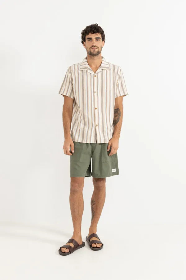 Rhythm Mens Woven Vacation Stripe