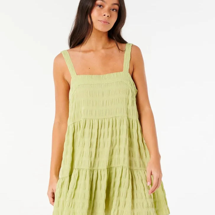 Rip Curl Womens Dress Cala Nights Seersucker Mini