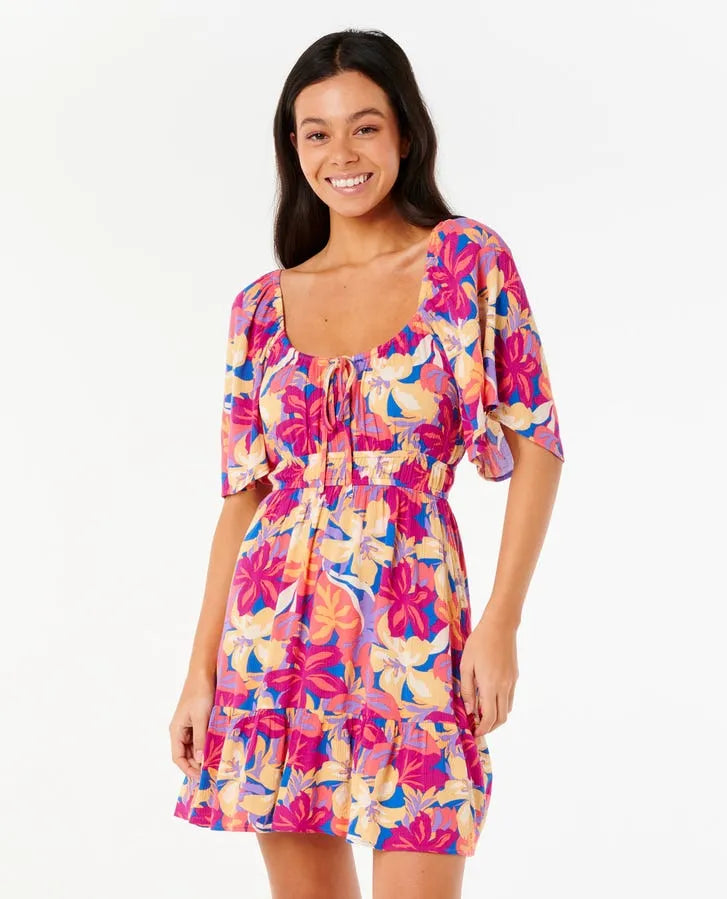 Rip Curl Womens Dress Es Vedra Mini Short Sleeve