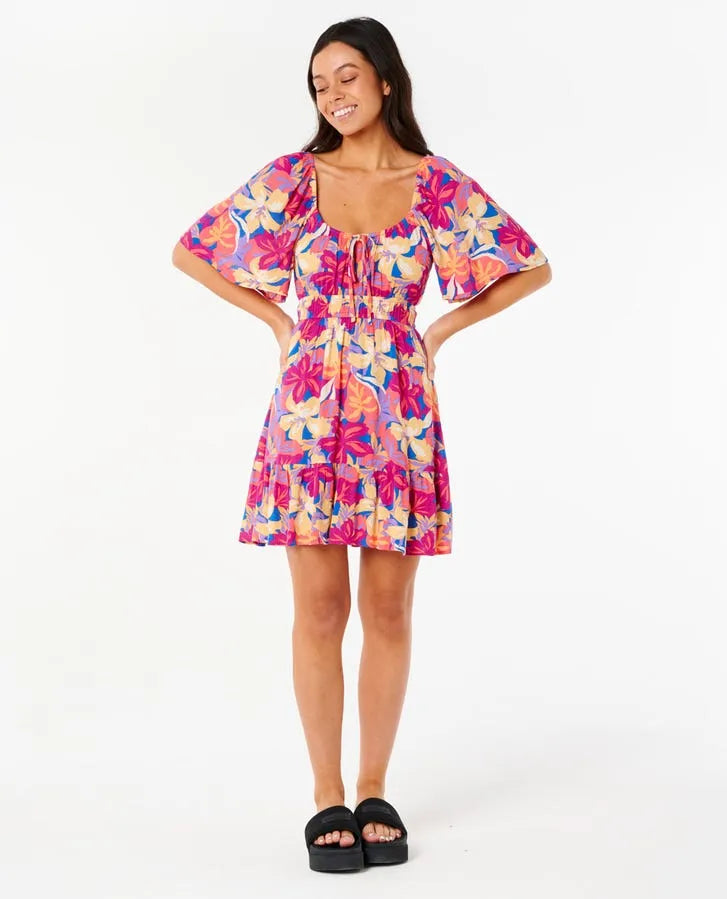 Rip Curl Womens Dress Es Vedra Mini Short Sleeve