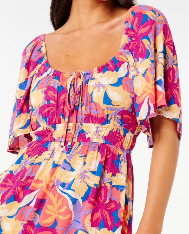 Rip Curl Womens Dress Es Vedra Mini Short Sleeve