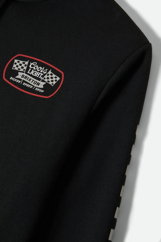 Brixton Mens Sweatshirt Coors Light Pit Stop Hoodie