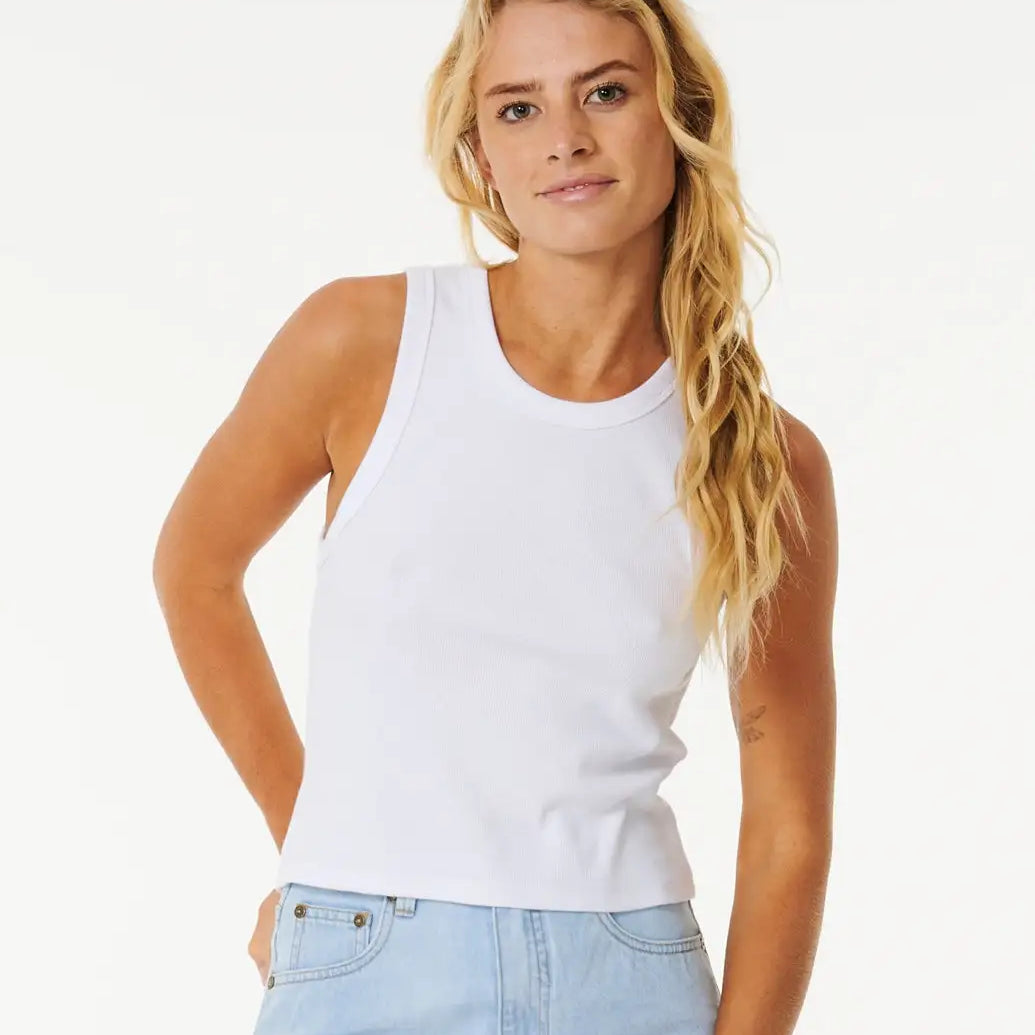 Rip Curl Womens Tank Top Classic Ribbed