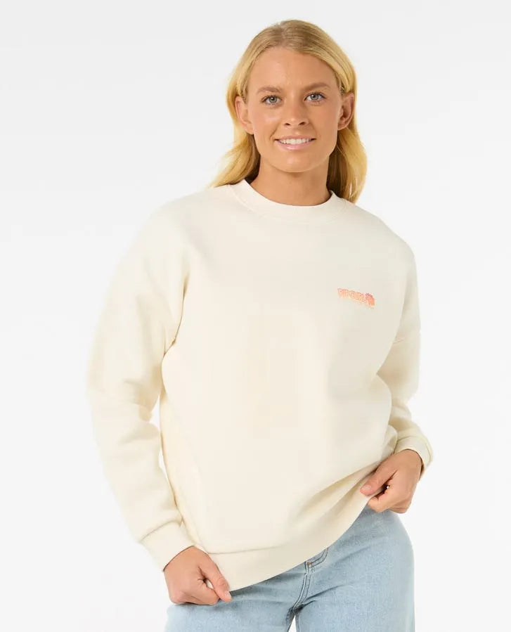 Rip Curl Womens Sweatshirt Ocean Tech Heritage Crew