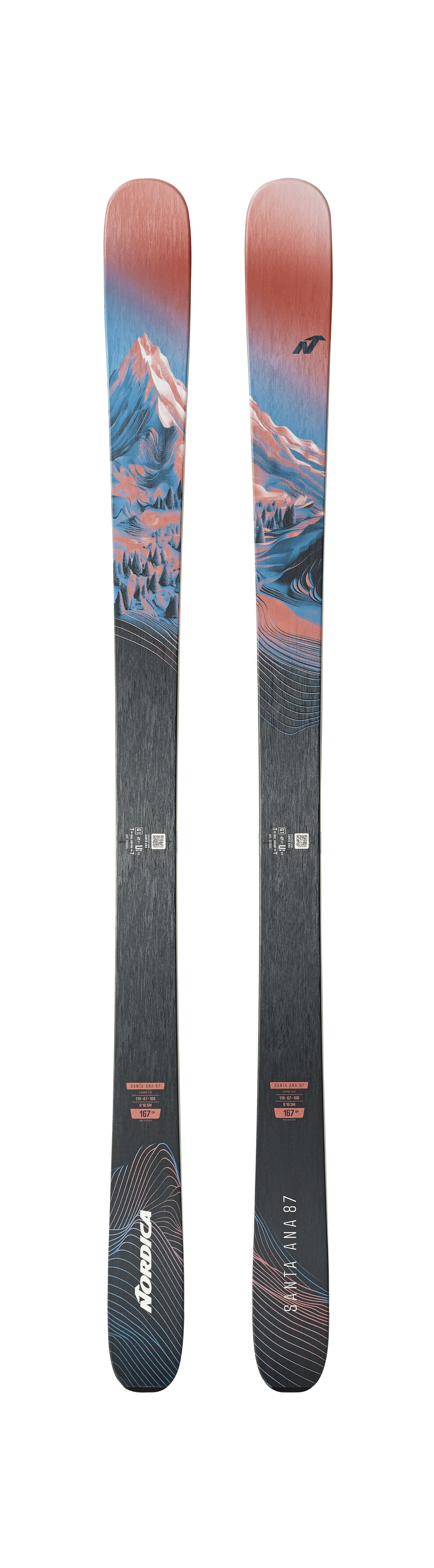 Nordica Womens Skis Santa Ana 87
