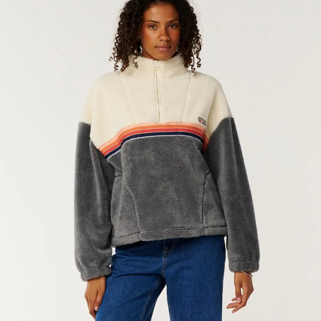 Rip Curl Womens Sweatshirt Surf Revival Polar Fleece