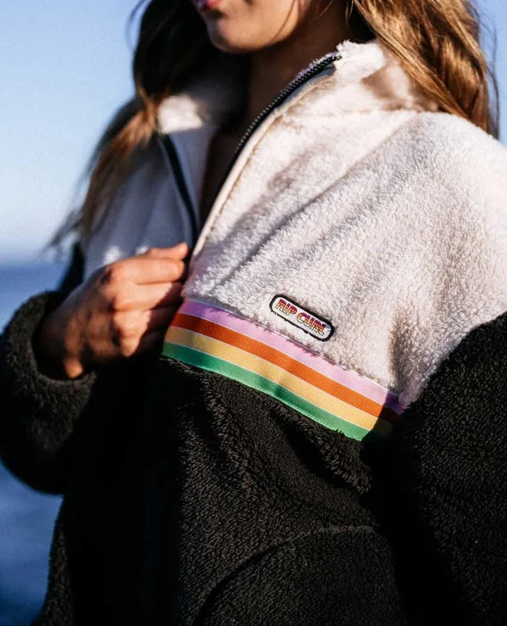 Rip Curl Womens Sweatshirt Surf Revival Polar Fleece