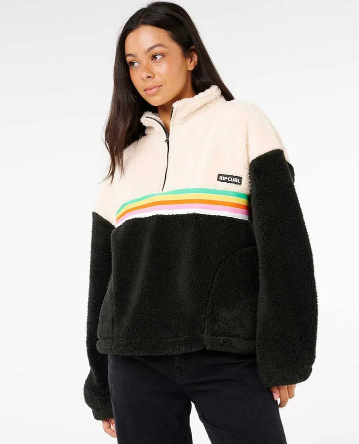 Rip Curl Womens Sweatshirt Surf Revival Polar Fleece