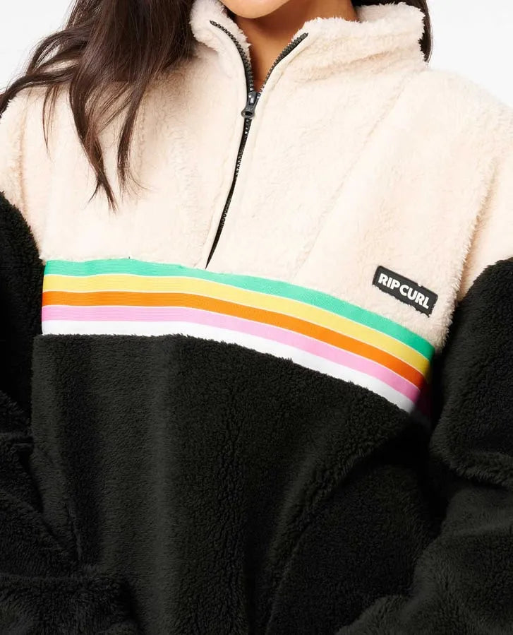 Rip Curl Womens Sweatshirt Surf Revival Polar Fleece