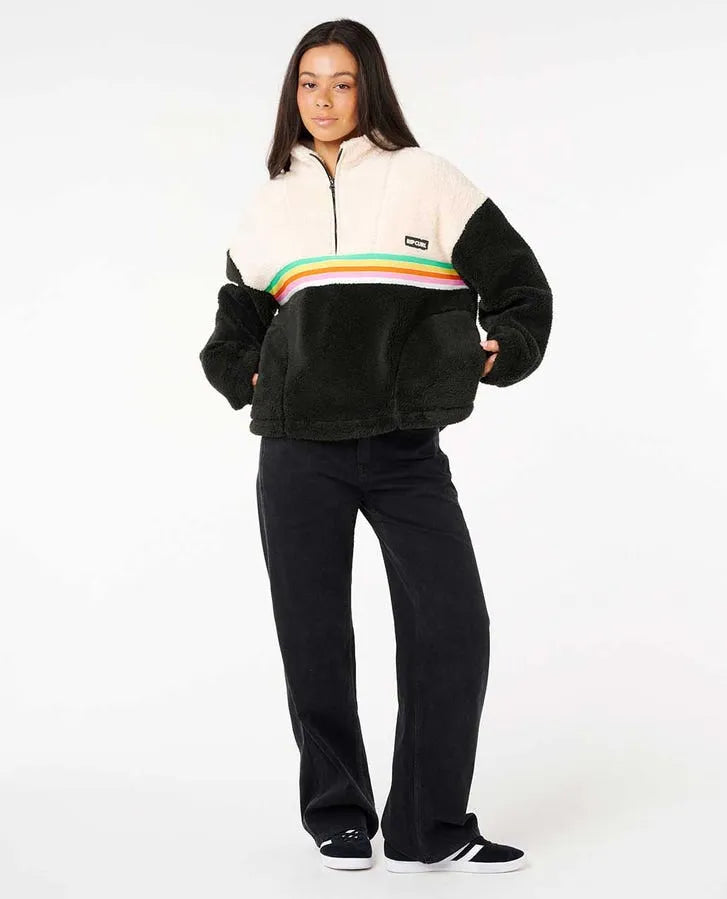 Rip Curl Womens Sweatshirt Surf Revival Polar Fleece