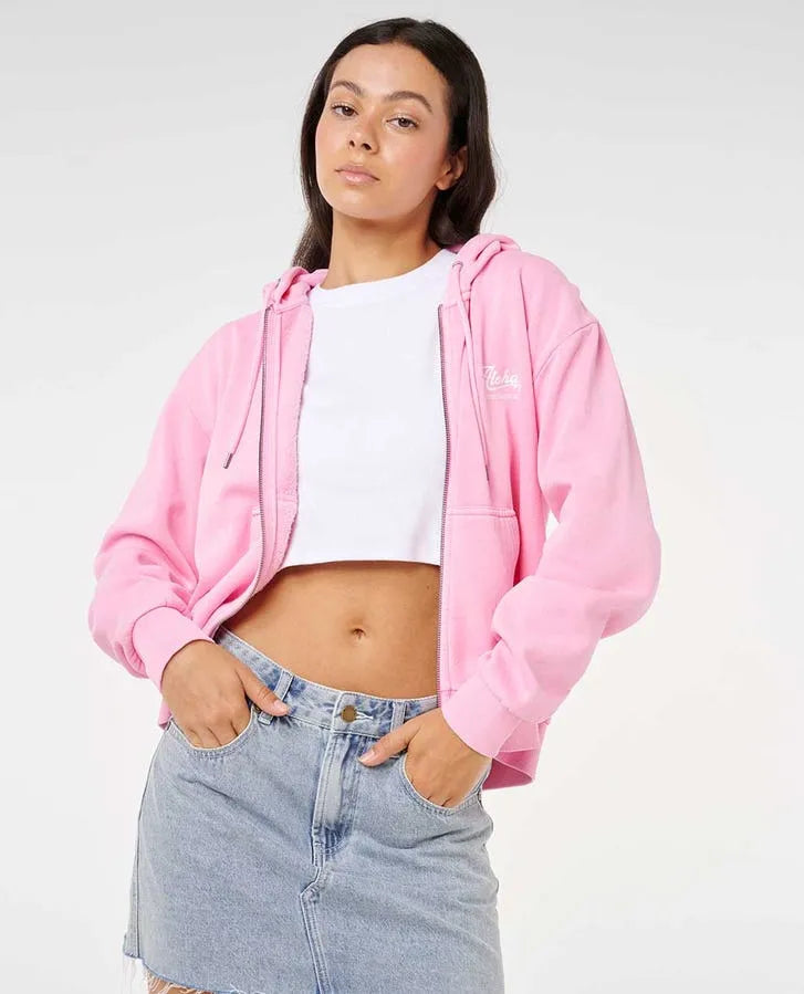 Rip Curl Womens Sweatshirt Aloha Relaxed Zip Through