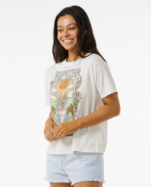 Rip Curl Womens Shirt  Alchemy Relaxed Tee