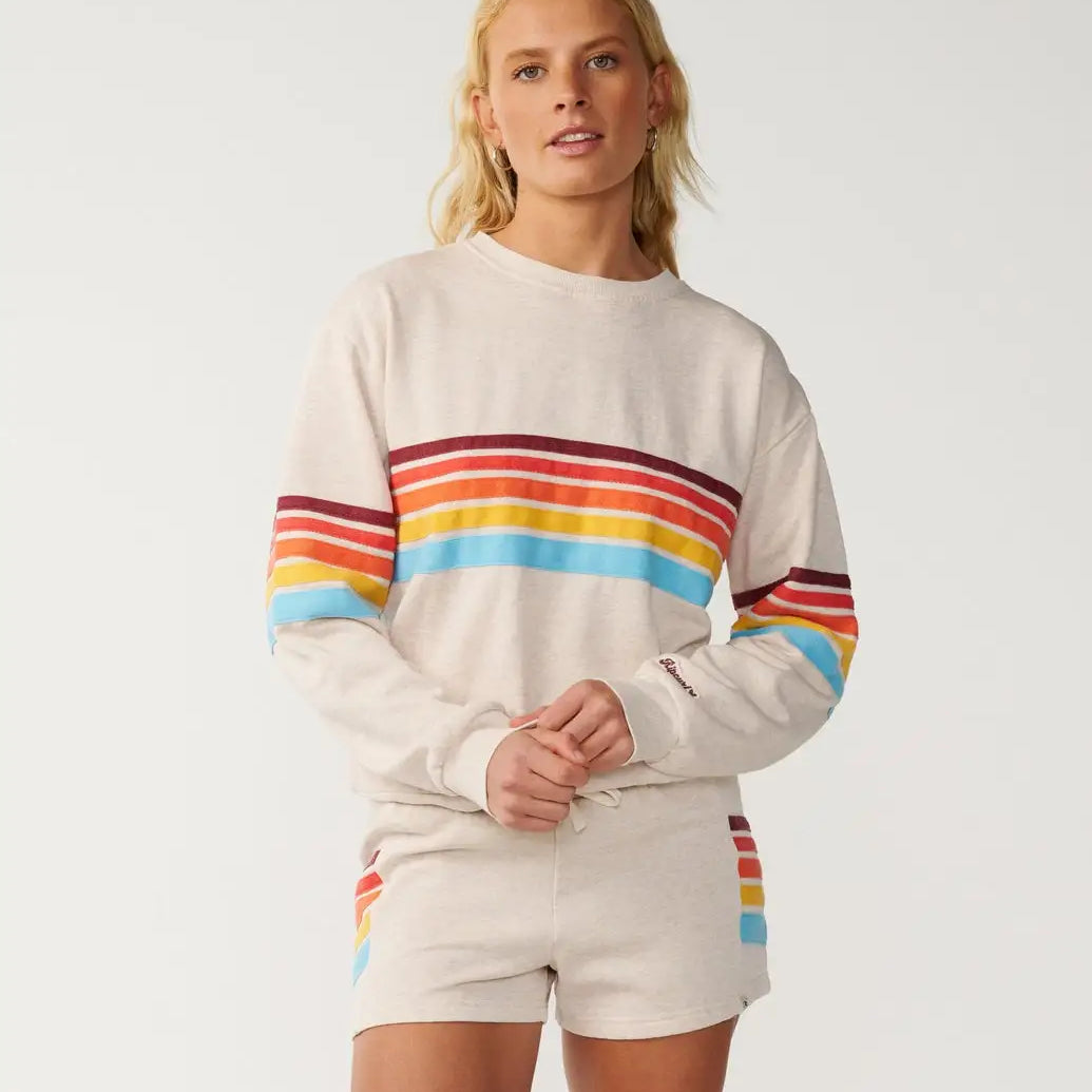 Rip Curl Womens Sweatshirt Surf Revival Relaxed Crew