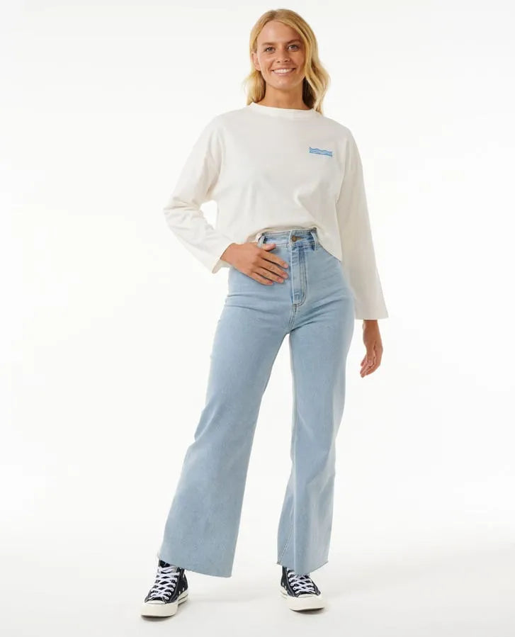 Rip Curl Womens Shirt Cut Laps Long Sleeve