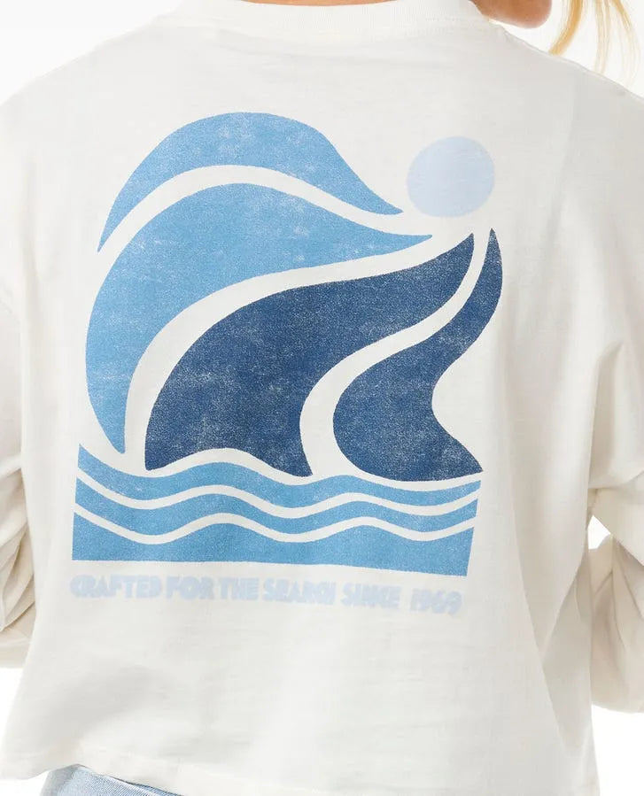 Rip Curl Womens Shirt Cut Laps Long Sleeve