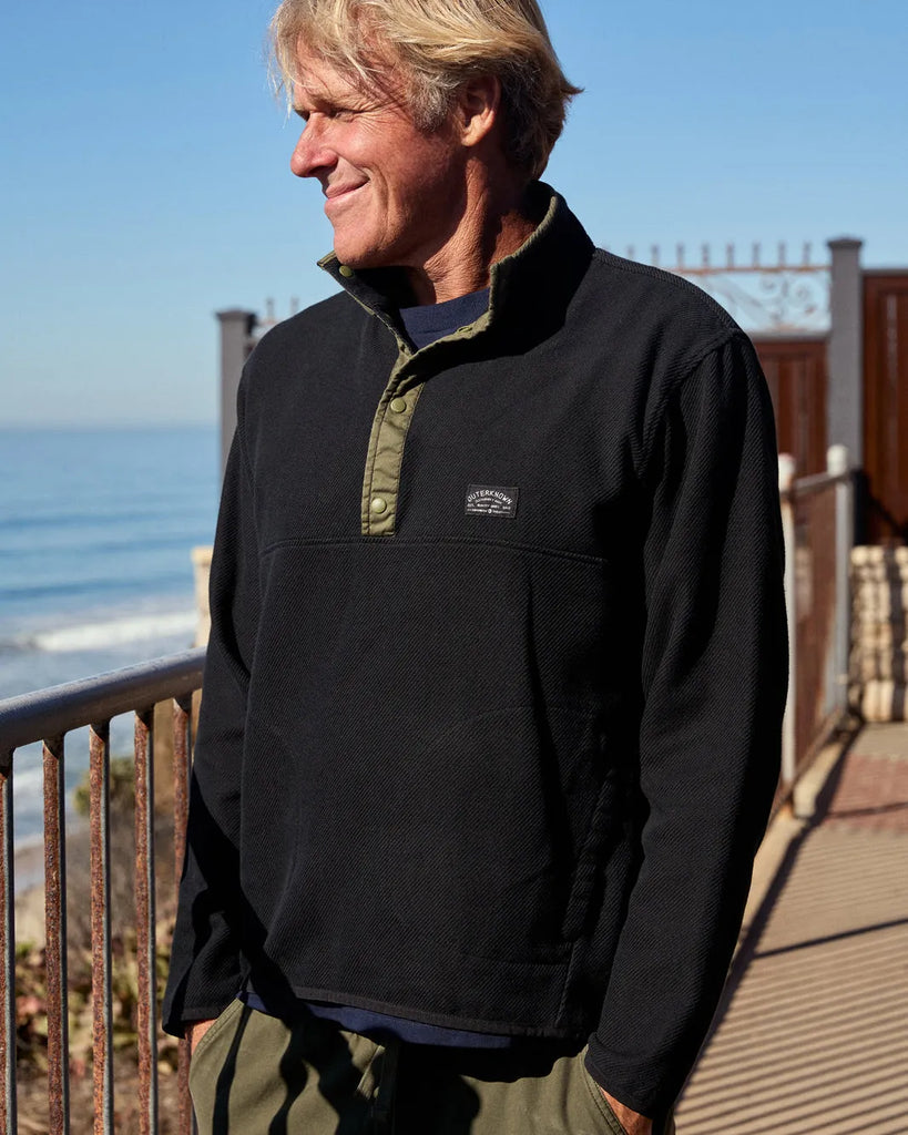 Outerknown Mens Jacket Blanket Snap Popover