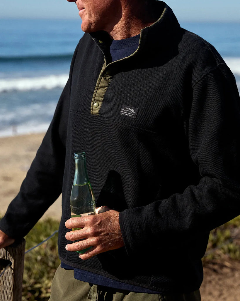 Outerknown Mens Jacket Blanket Snap Popover