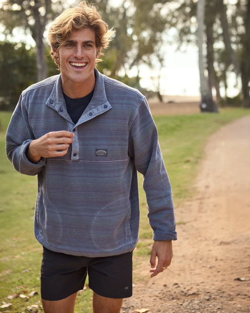 Outerknown Mens Jacket Blanket Snap Popover