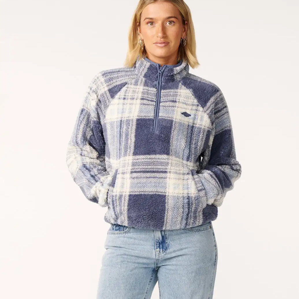 Rip Curl Womens Sweatshirt Paraiso 1/4 Zip Polar Fleece