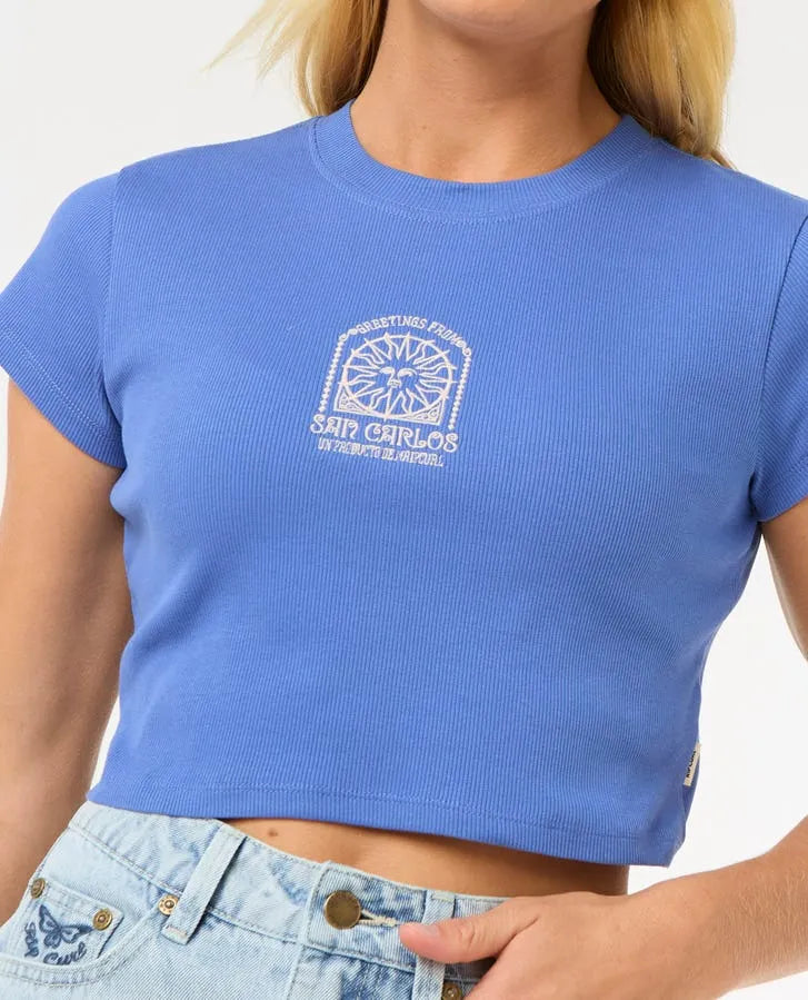 Rip Curl Womens Shirt San Carlos Baby Tee