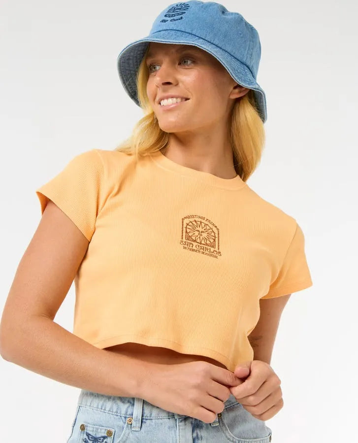 Rip Curl Womens Shirt San Carlos Baby Tee