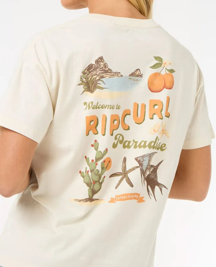 Rip Curl Womens Shirt Cala Vadella Relaxed Tee