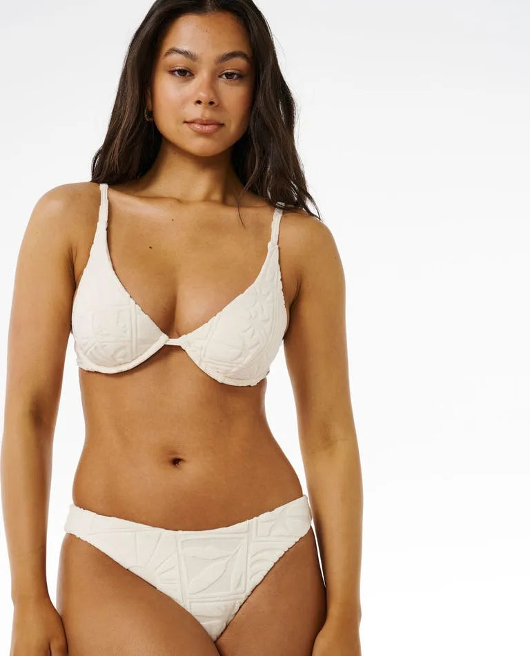 Rip Curl Womens Bikini Top Santorini Terry Balconette