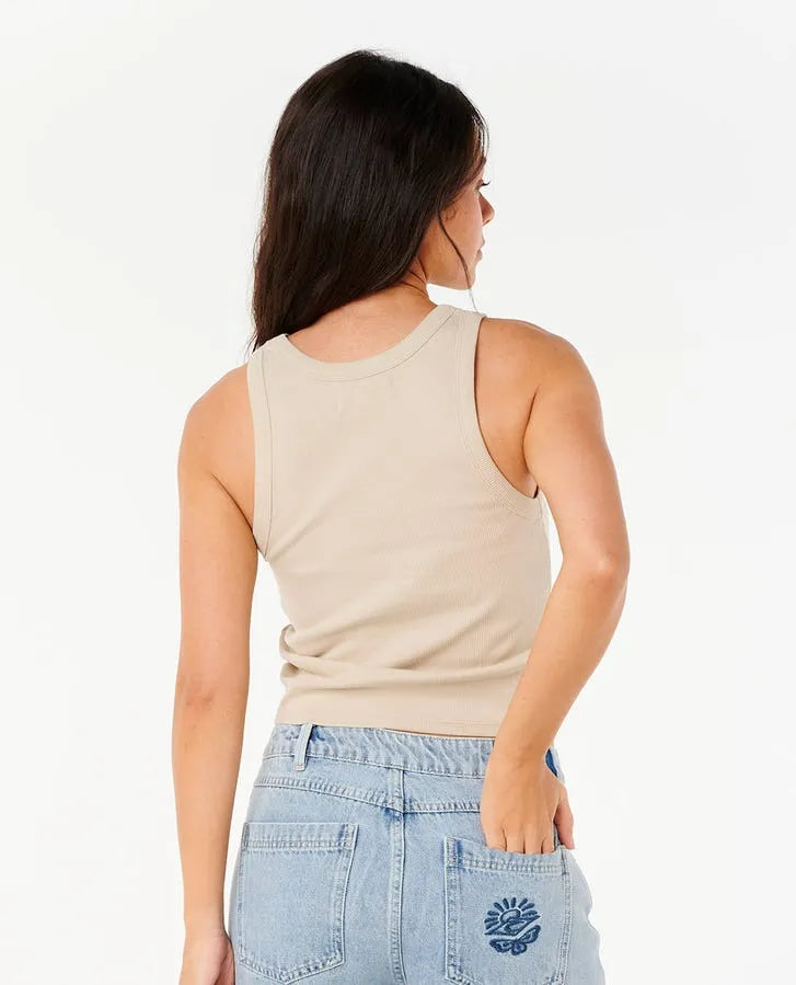 Rip Curl Womens Tank Top Butterfly Rib