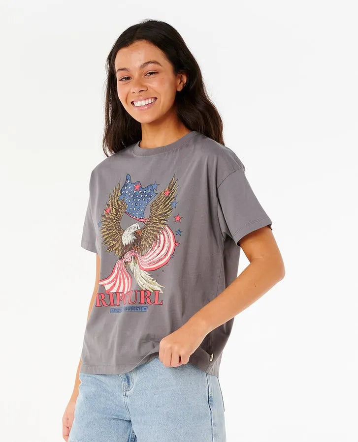 Rip Curl Womens Shirt 4th of July Relaxed Tee