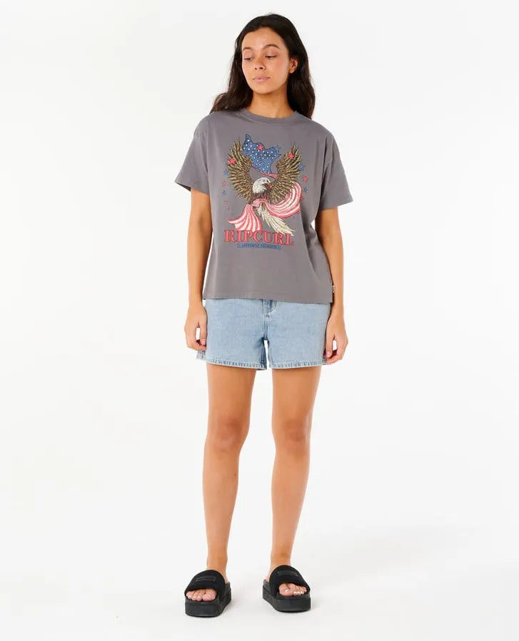 Rip Curl Womens Shirt 4th of July Relaxed Tee