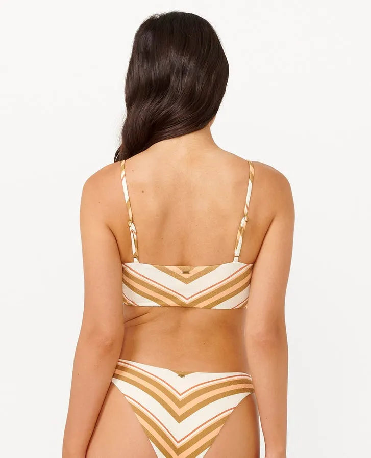 Rip Curl Womens Bikini Top Catalina Stripe Bandeau
