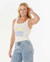 Rip Curl Womens Tank Top Summer Standard Ribbed