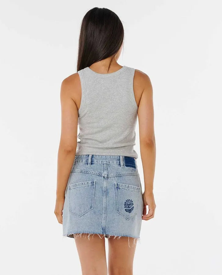 Rip Curl Womens Tank Top Luxe Surf Ribbed