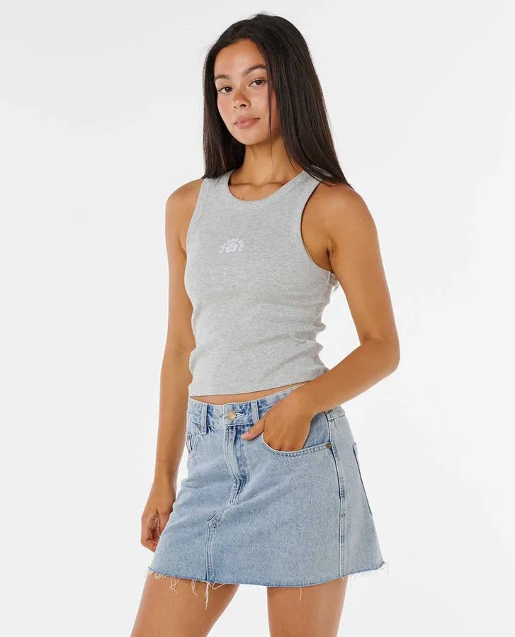 Rip Curl Womens Tank Top Luxe Surf Ribbed